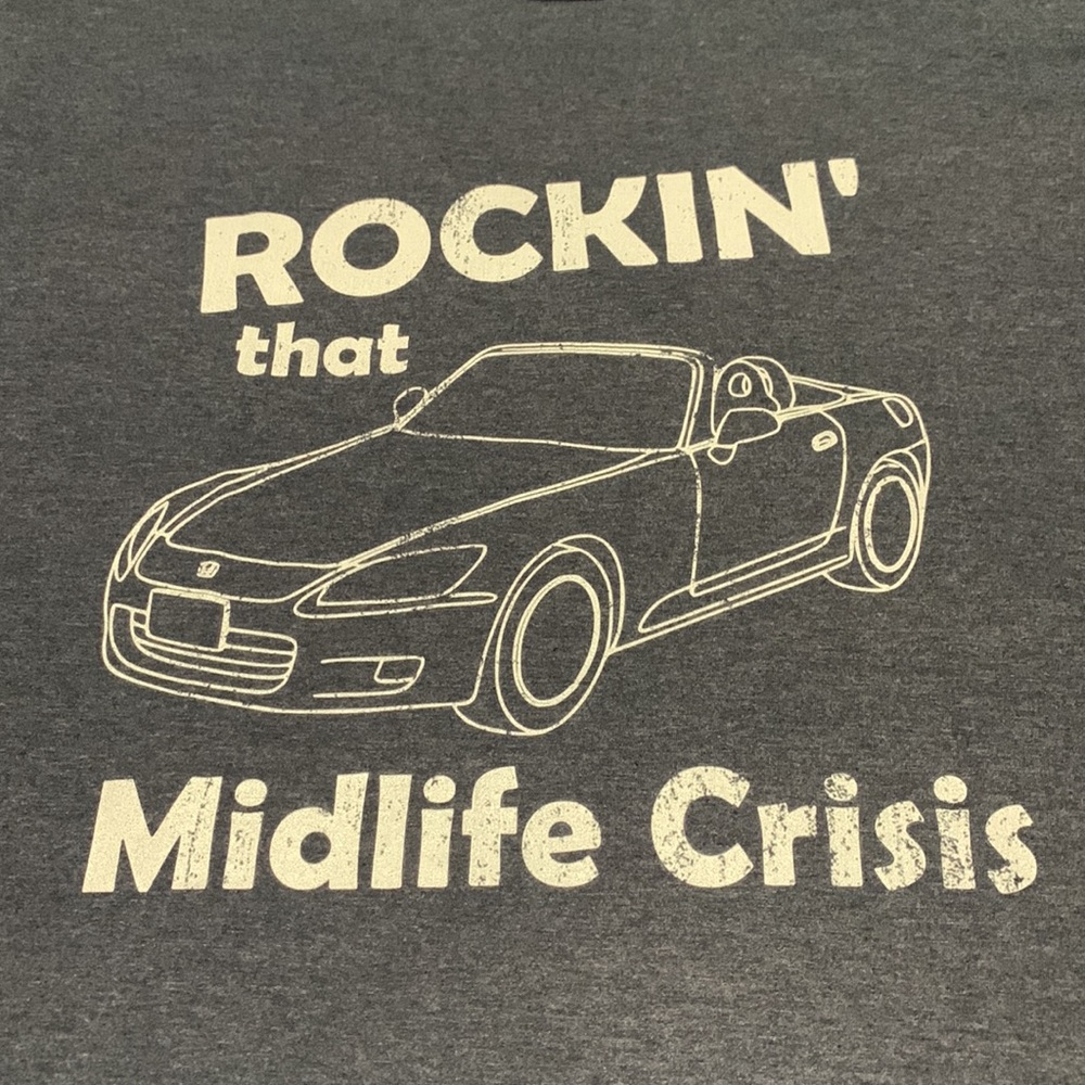 ROCKIN’ that Midlife Crisis Tee 🔥